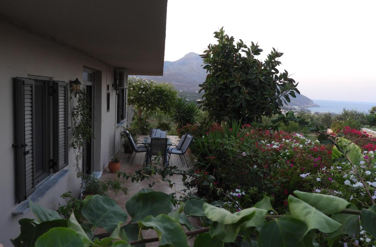 Chrissi'S House With Garden And Sea View Zerviana Villa Kíssamos Exterior foto
