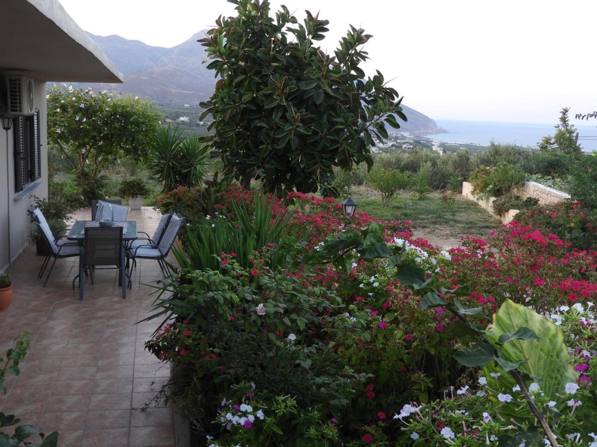 Chrissi'S House With Garden And Sea View Zerviana Villa Kíssamos Exterior foto