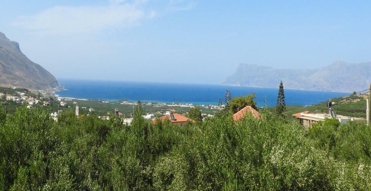 Chrissi'S House With Garden And Sea View Zerviana Villa Kíssamos Exterior foto